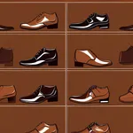 medium brown dress shoes image